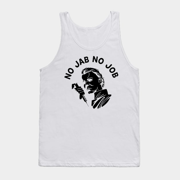 no jab no jab please be aware Tank Top by rsclvisual